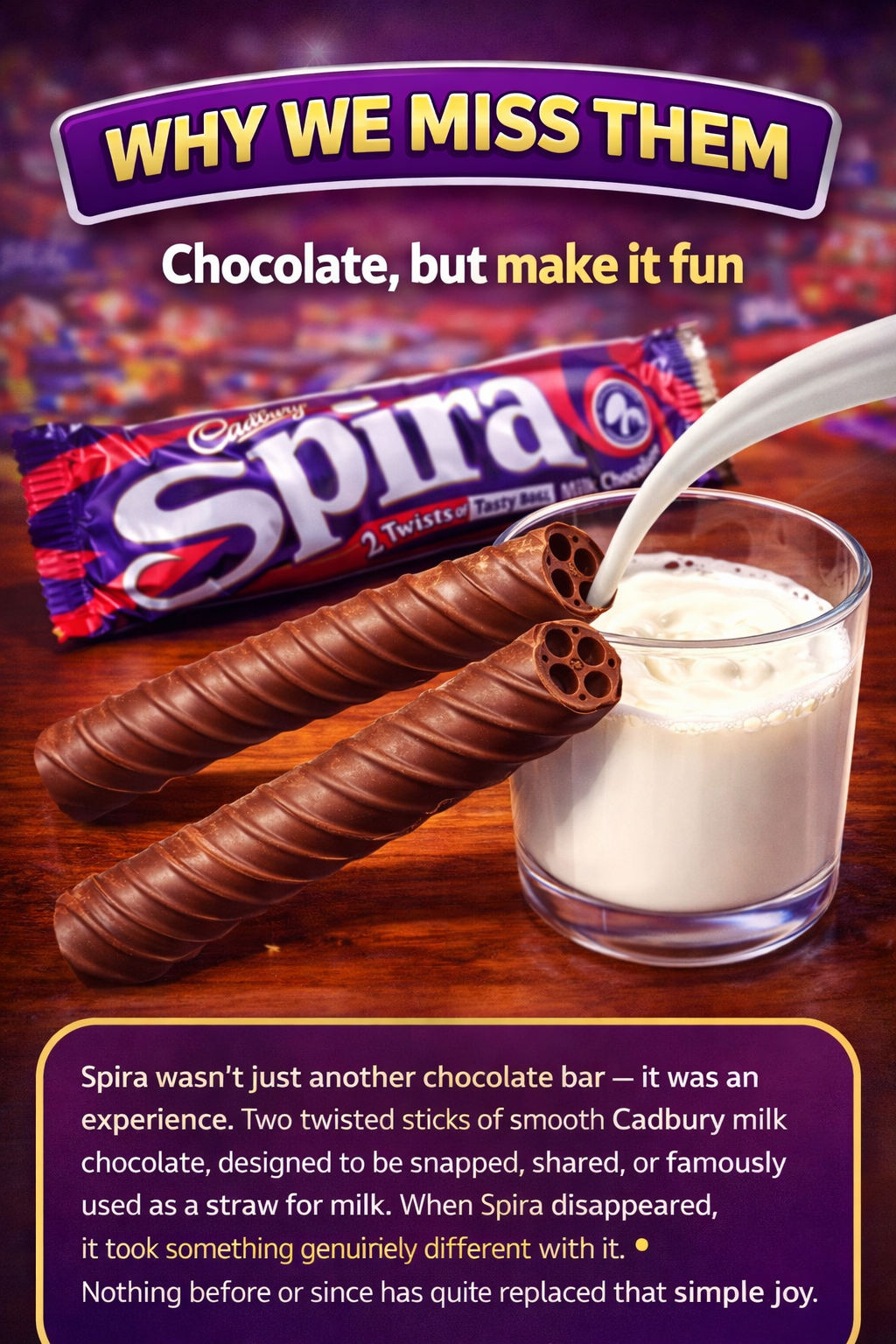 Cadbury Spira memory