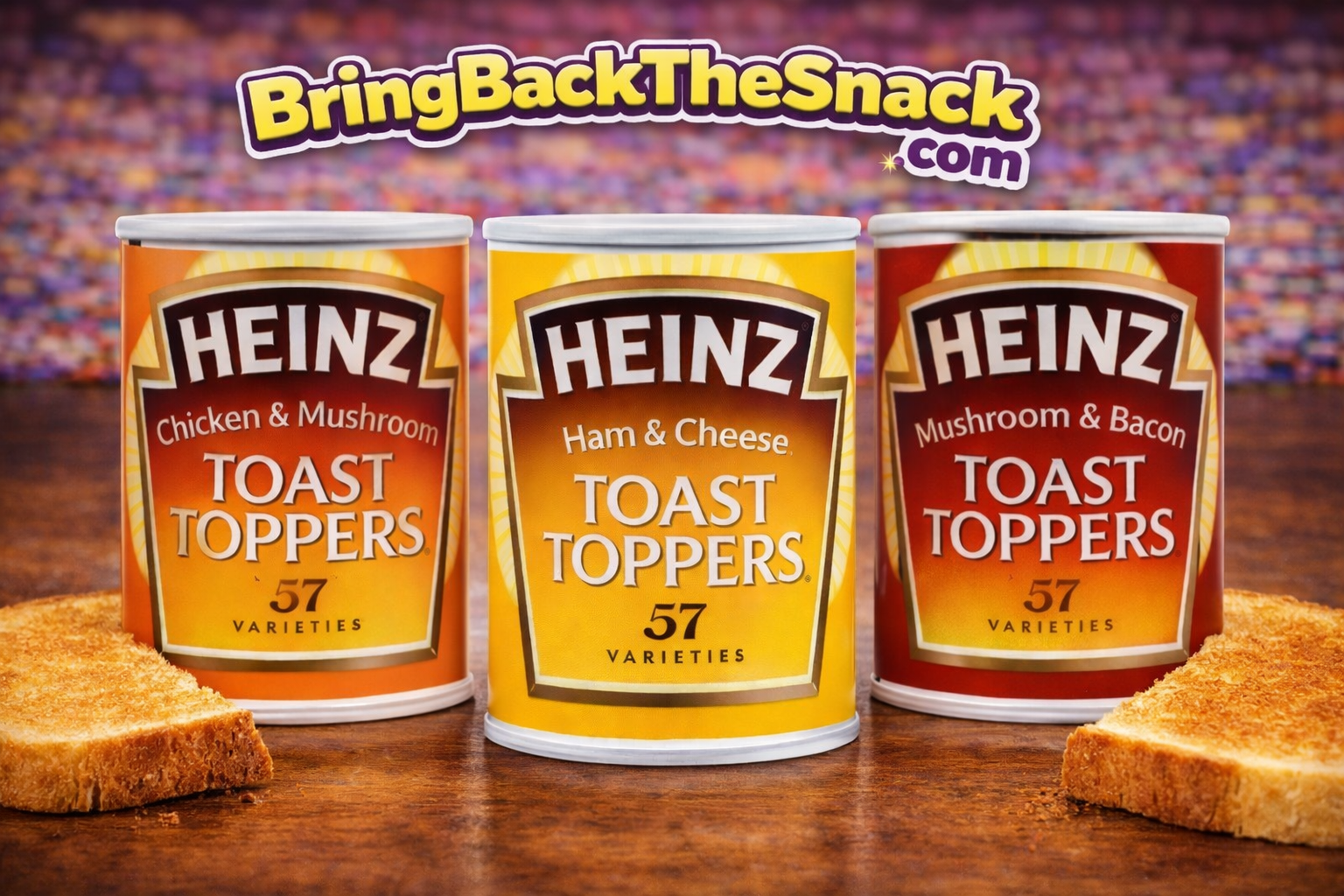 Heinz Toast Toppers hero