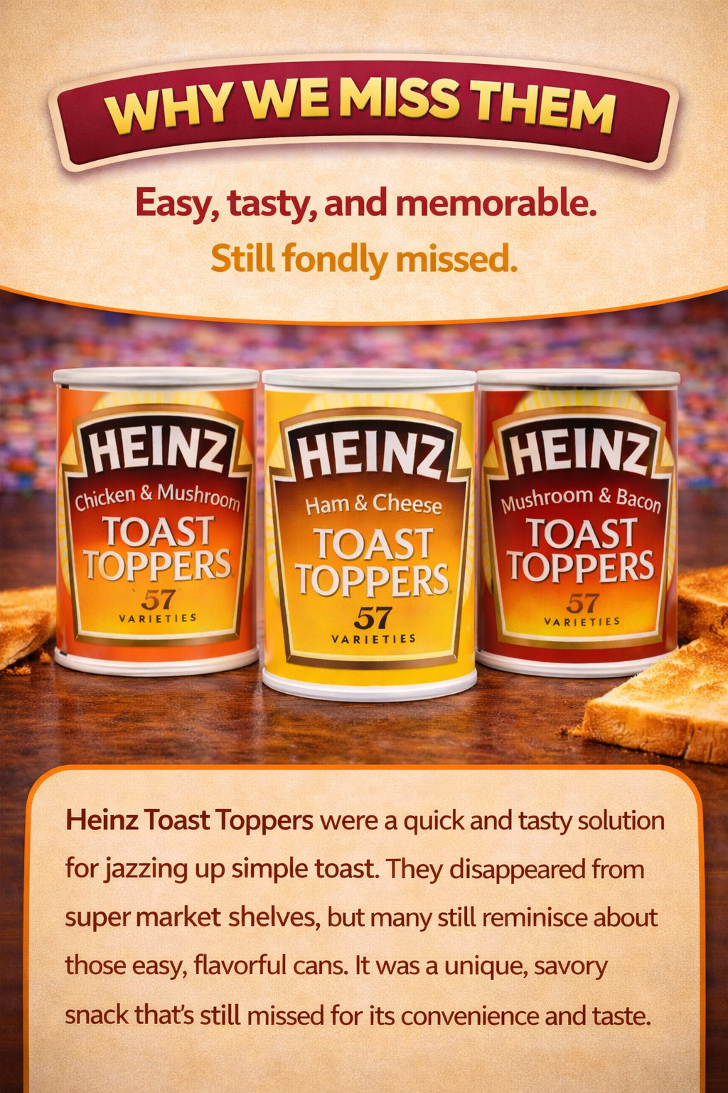 Heinz Toast Toppers memory